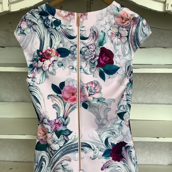 Ted Baker Pink Floral Dress - Picture 5 of 12